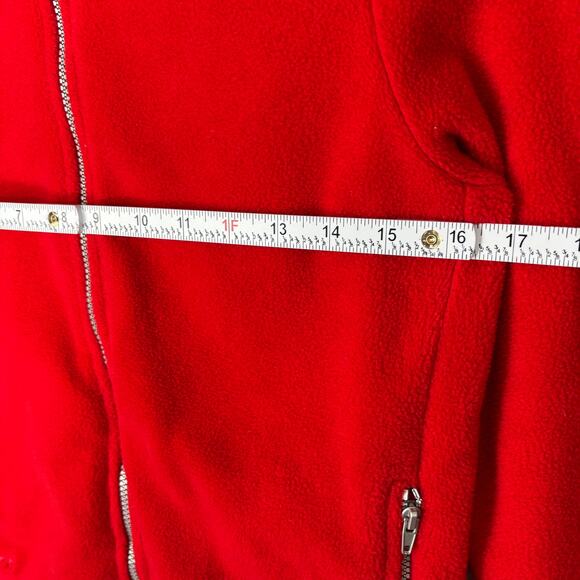 Ralph Lauren Red Zip-Up Hoodie - Picture 9 of 11